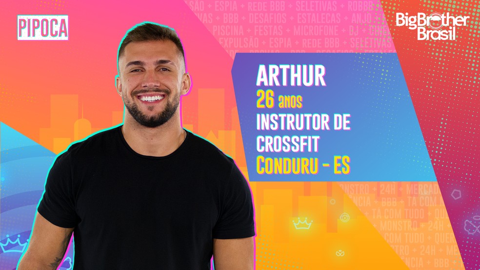 Arthur é participante do BBB21 — Foto: Globo