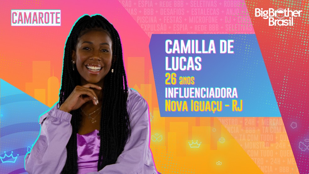 Camilla de Lucas, BBB21 — Foto: Globo