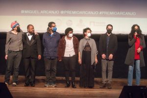 Artistas do Teatro Oficina, vencedor na categoria Especial, no Prêmio Arcanjo de Cultura 2021 no Theatro Municipal de São Paulo - Foto Edson Lopes Jr. - Blog do Arcanjo